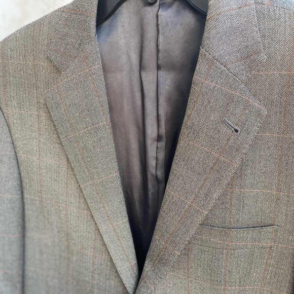 NW Burberry London 🇺🇸 Made Plaid Sport Coat Sz 40R - Picture 3 of 12